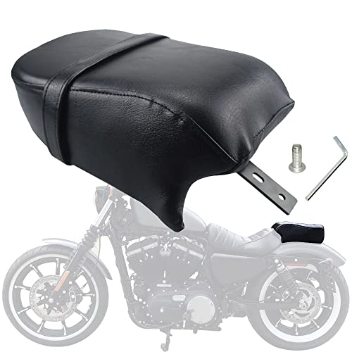 Image of Leather Rear Passenger Seat Pillion Fits for Harley Sportster 48 72 XL1200X 2016-2022