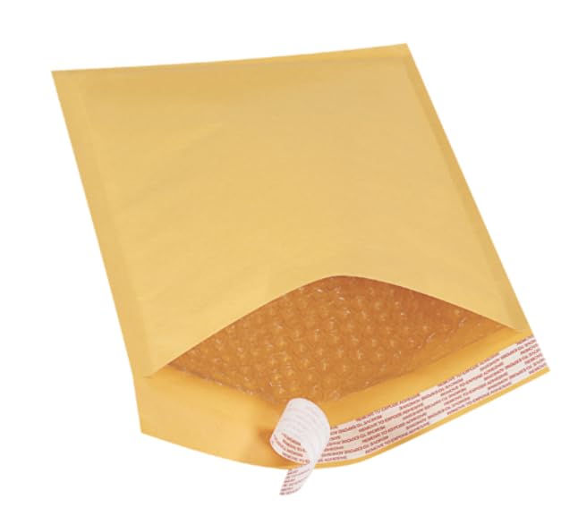 Enveloppes à bulles kraft contre les déchirures postales : format protecteur 21,6 x 30,5 cm