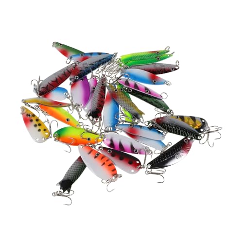 Leurres pour Bar en Eau Douce Kit Métallique 30 Pièces pour Réussir vos Sorties de Pêche