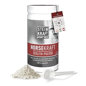 Steinkraft Zeolith Pulver für Pferde, 1kg