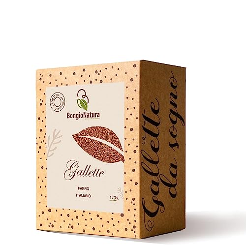 BONGIOVANNI FARINE E BONTA' NATURALI Gallette di Farro Italiano 120g