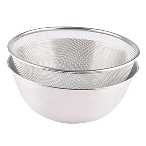 HAWILLOSCH ステンレス製排水バスケット 乾燥ボウル 多機能フルーツ野菜バスケット 食品衛生対応 水切り 洗浄用キッチン収納用品