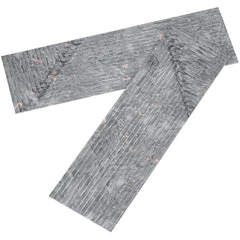 MAYJOYDIY Gray Carbon Fiber Knife Handle Scales Cover