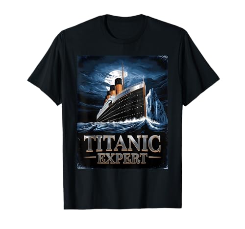 Experto del Titanic Divertido RMS Titanic Niños Camiseta