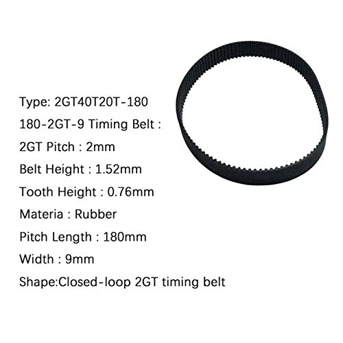 Zxxin-puleggia delle cinghie, 20 40 denti 2GT
