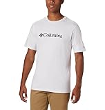 polos columbia peru Color: White Columbia CSC Basic Logo Short Sleeve Camisa De Manga Corta Para Senderismo Y Trekking para Hombres