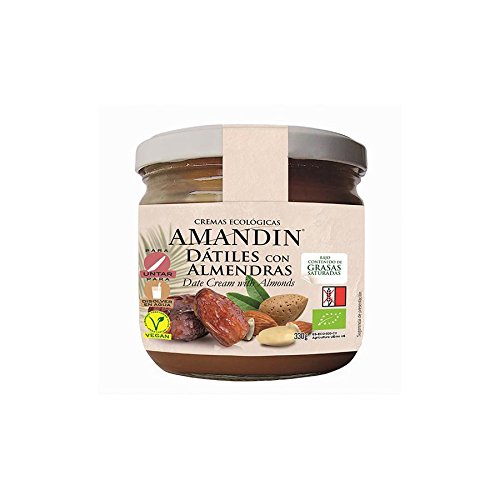 AMANDIN Crema Ecológica De Dátiles Con Almendras 330 Gr