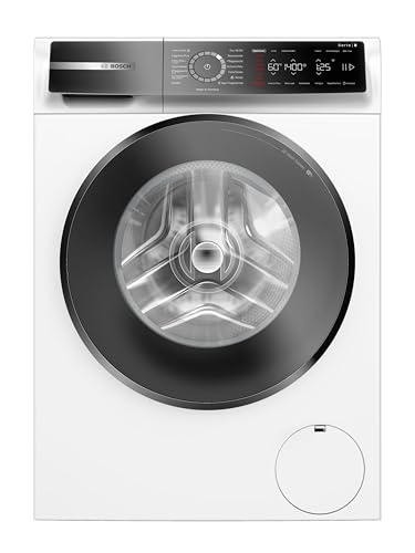 Bosch WGB244040 Serie 8 Smarte Waschmaschine, 9 kg, 1400 UpM, Made in Germany, Active Water Plus Energie- und Wasserersparnis, Iron Assist Dampf zum Entknittern, Mini Load