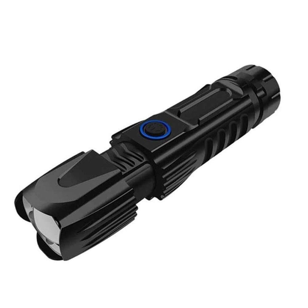 QFGVMXBWKZH Flashlights, LED Tactical Flashlight - High Lumen, 5 Modes, Zoomable, Water Resistant, Handheld Light