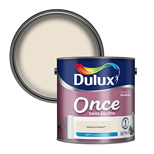 Dulux Once Matt Emulsion Paint - Natural Calico - 2.5L
