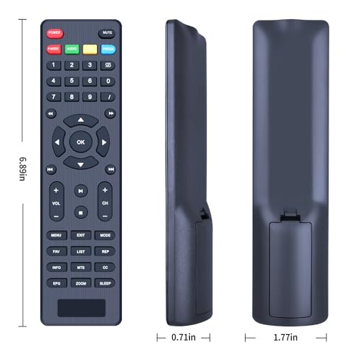Télécommande Supersonic SC-2812 de rechange pour téléviseur Tyler