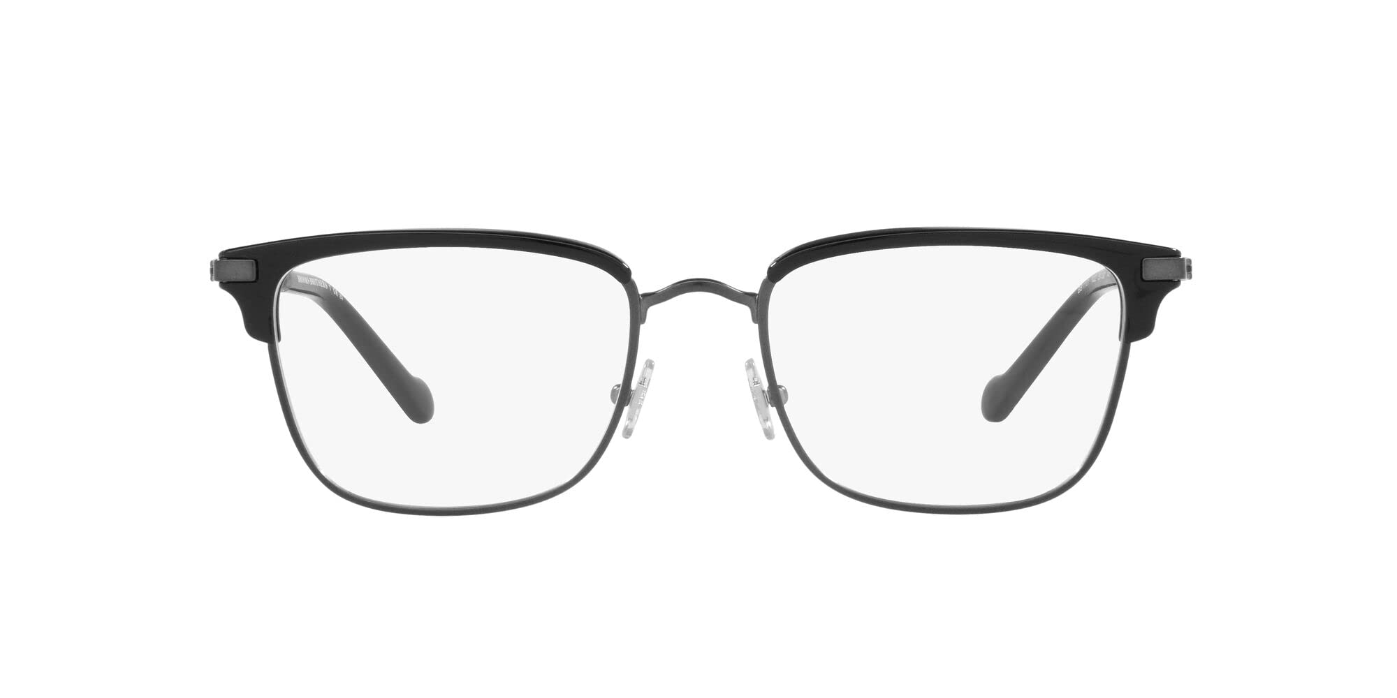 Brooks Brothers Męskie prostokątne oprawki na okulary na receptę Bb1101