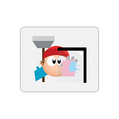 Preisvergleich Produktbild Mauspad, rechteckig bedruckt Gesicht Hochdruckreiniger