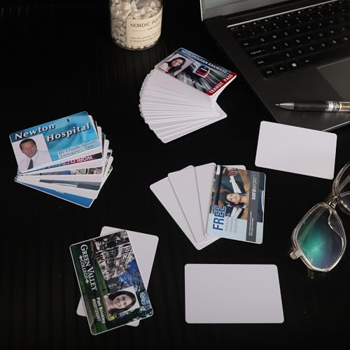 250 Pack, Premium Blank Credit PVC Cards, White Quality Plastic ID Cards, CR80 30 Mil Business Card Blanks for Photo ID Badge Printers by BKISVWCSop - Image 6