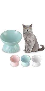 Gamelle Surélevée En Céramique Pour Chat - Extra Large