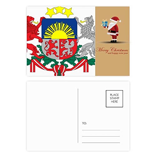 Père Noël de Lettonie en lot de 20 cartes postales à offrir à vos proches