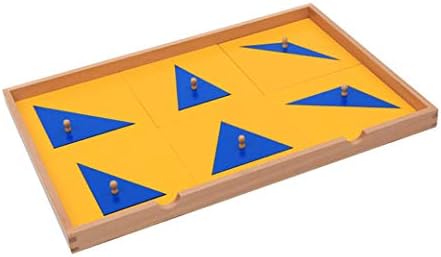 Miniatura 6 de Adena Montessori Puzzle geométrico Gabinete geométrico Montessori Materiales sensoriales Herramientas educativas Equipo preescolar