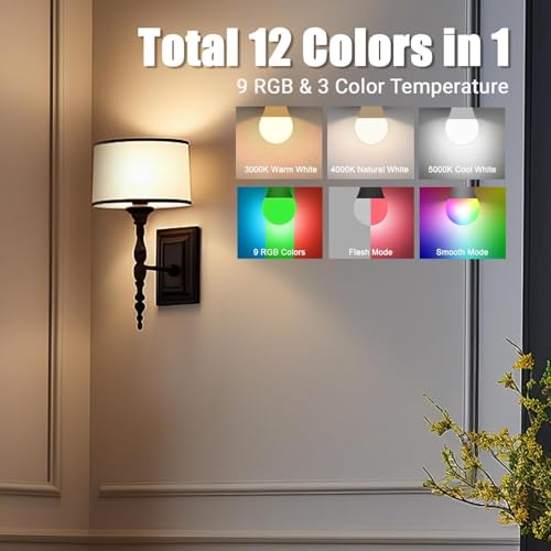 Image of Yochoice Rechargeable Battery Operated Light Bulbs, Wireless Light Bulbs