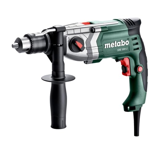 Metabo Perceuse à percussion SBE 800-2 (601744510) avec coffret en plastique