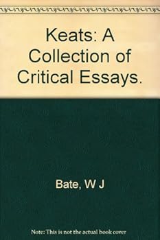 Hardcover Keats ; a Collection of Critical Essays Book