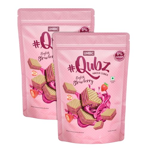 Unibic Wafer Qubz Strawberry 300gm (B0D3R2DWH6) Amazon Price History, Amazon Price Tracker
