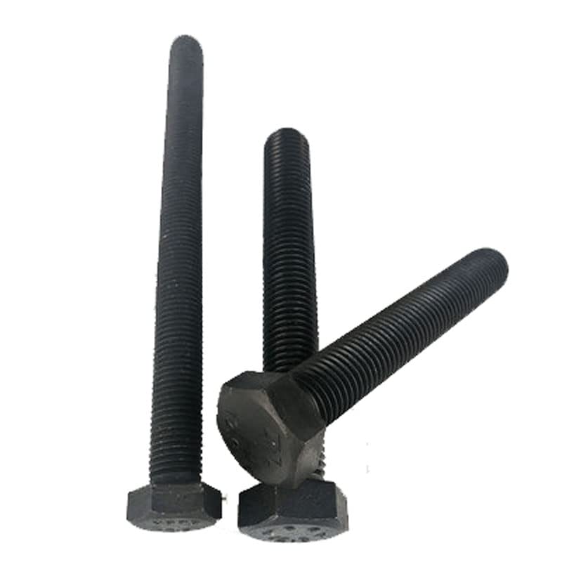 1pcs M22*140mm black color outer hexagon full thread screw lengthing bolt machine nail 8.8 grade carbon steel TYPE00429