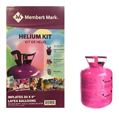 Decoración, Toy MEMBER´S MARK Member's Mark - Member's Mark Tanque de Helio con 30 Globos de Latex
