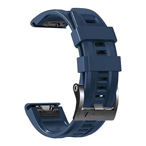 Correa de silicona de 22 mm para Garmin Fenix 7 y 6 Pro en color ágata