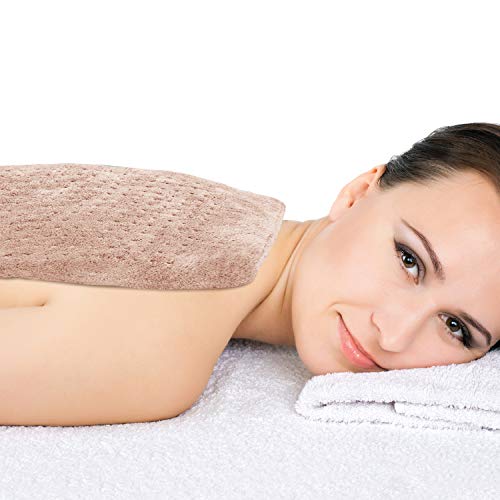 Pure Enrichment PureRelief Deluxe Heating Pad (12" x 24"), Full Body Therapy Pad with 4 InstaHeat Settings, Soft Machine-Washable Microplush Fabric and 2-Hour Auto Safety Shut-Off (Mauve) - Image 5