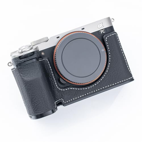 RYDSCAM �J�����P�[�X �A �Ή� Sony �\�j�[ A7C Mark II A7C2 ��7CR A7CR �A ��p�{�v �J�����J�o�[ �A ��t�{�v�{�̎��� �A ��̌^�ꖇ�A���~�j�E�������x�[�X�v���[�g���� (��)