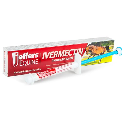 Jeffers Ivermectin Gel Dewormer for Horses - Apple Flavored