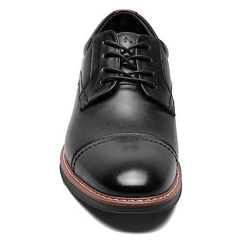 Nunn Bush Men's Centro Flex Cap Toe Oxford Dress Casual Leather Comfortable Lace Up4