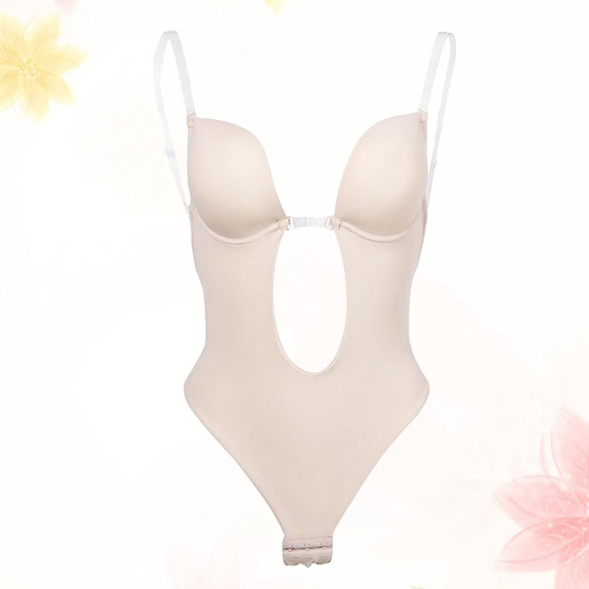 Yardwe Corsé sin Espalda Moldeador para Mujer Faja Adelgazante Invisible de Piel Talla Xl Bustier Sujetador sin Costuras Control de Cintura y Soporte Cómodo para Uso Diario