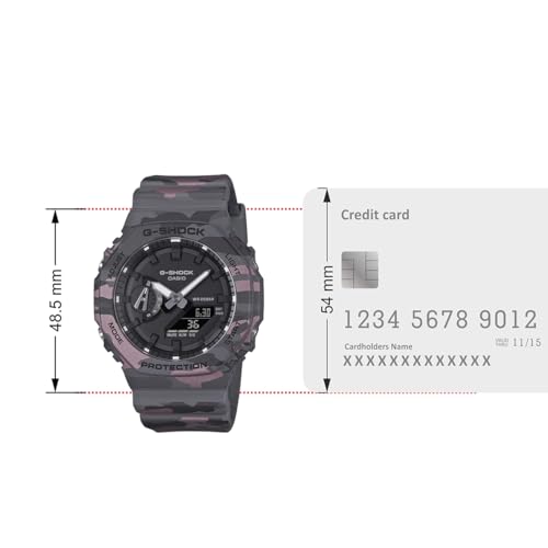 Image of Casio G-Shock GA-2100CM-8ADR Analog-Digital Camouflage Watch Men (G1794)