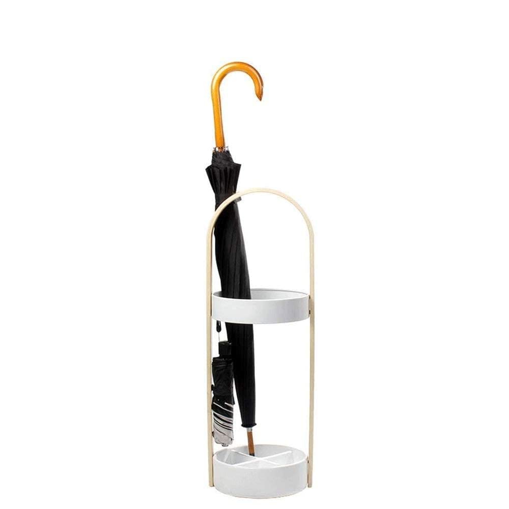 Porte-parapluies au sol anti-gouttes jaune pour maison et salle de réunion