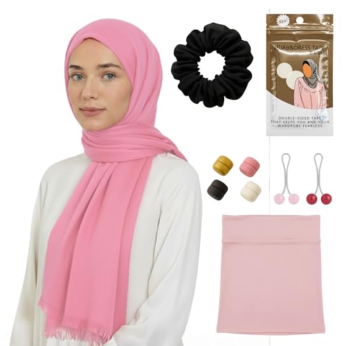 Accessoires de mode modestes et écharpe hijab Janisramone anti-glisse avec aimants
