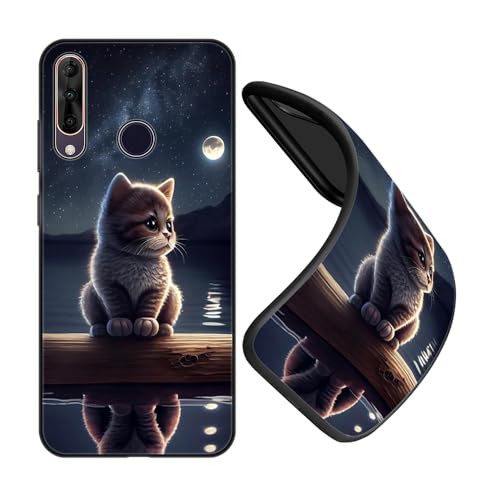 JEZSTHAI Schutzhüllen für Handy Wiko View 3 Pro Hülle Silikon Fallschutz Muster Design Handyhülle,Ultra Dünn Flexible Stoßfeste Bumper Hülle,Weiche Anti-Kratzt Rückseite,B05