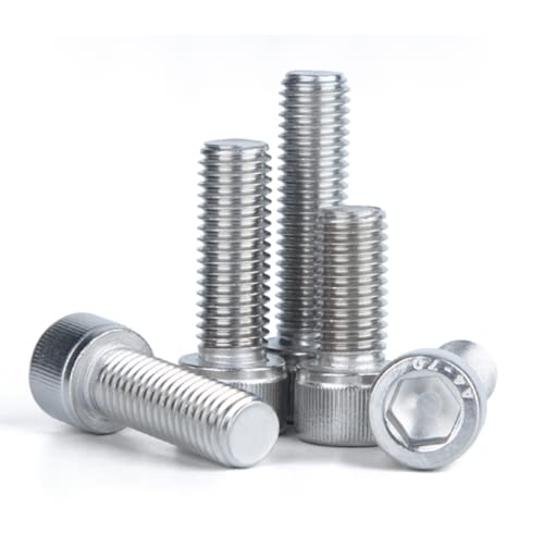 Amazon | 316ステンレス鋼六角穴付きボルト、円筒頭延長ボルト