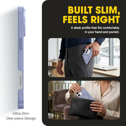 Image of OtterBox iPhone 16 Plus - Symmetry Series Slim MagSafe Case - Denver Dush | 3X Military Drop Protection - Slim - Shockproof - Pocket-Friendly - Raised Edges - Anchor Points - Non-Retail Packaging