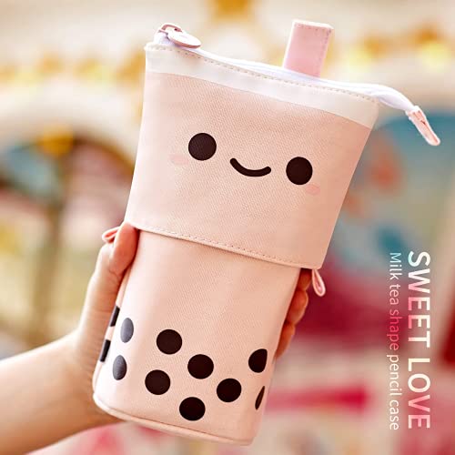 YeahBoom Pencil Case Zip, 2-in-1 Pencil Case and Pen Holder, Pencil Case Girls, Stand Pencil Holder, Telescopic Pencil Case - Image 4