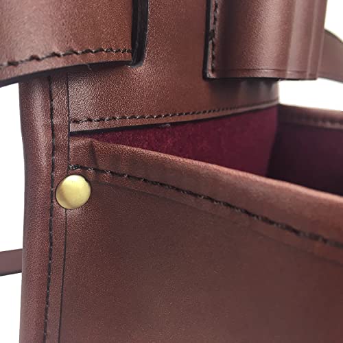 Tourbon Leather Waist Rifle Ammo Bag Shotgun Shell Holder Cartridge Pouch (Hold 12 Gauge,16 Gauge,20 Gauge) #TOP4