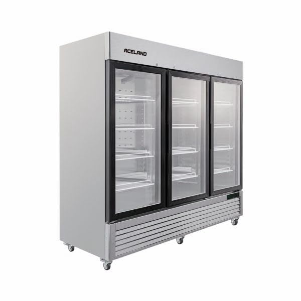 Aceland Etl Certified 82" Three Swing Door Merchandiser Freezer 69 Cu.Ft on Fridge.com - View 3