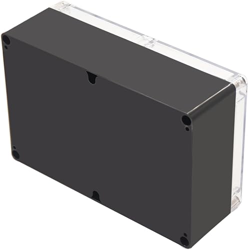 Miniatura 142 de Caja de proyecto ABS de plástico negro cajas eléctricas IP65 impermeable DIY caja de conexiones electrónica caja de alimentación 7.87 x 4.72 x 2.95