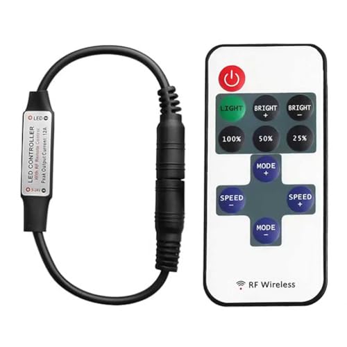 Telecomando wireless RF con 11 tasti (bianco)