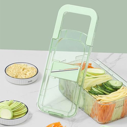 Cortadora multifuncional de verduras con cesta para cocina miniatura 4
