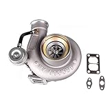 Diesel Turbocharger HX35 HX35W Turbo with Internal Wastegate Turbine Fit for 99 to 02 Dodge Ram 2500 3500 5.9L Truck 6BT Cummins Engine (HX35/HX35W 3592766)