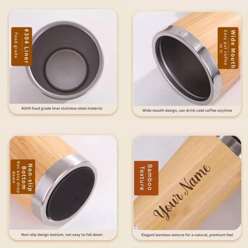 Image of Giftana 3 in 1 Personalized Diary, Pen & 450ml Coffee Tumbler Set (Beige)