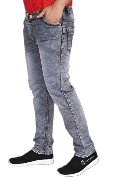Mens Cotton Blend Grey Regular Jeans (SK12-MEN-JEANS-GREY-40_PT)-picture-29
