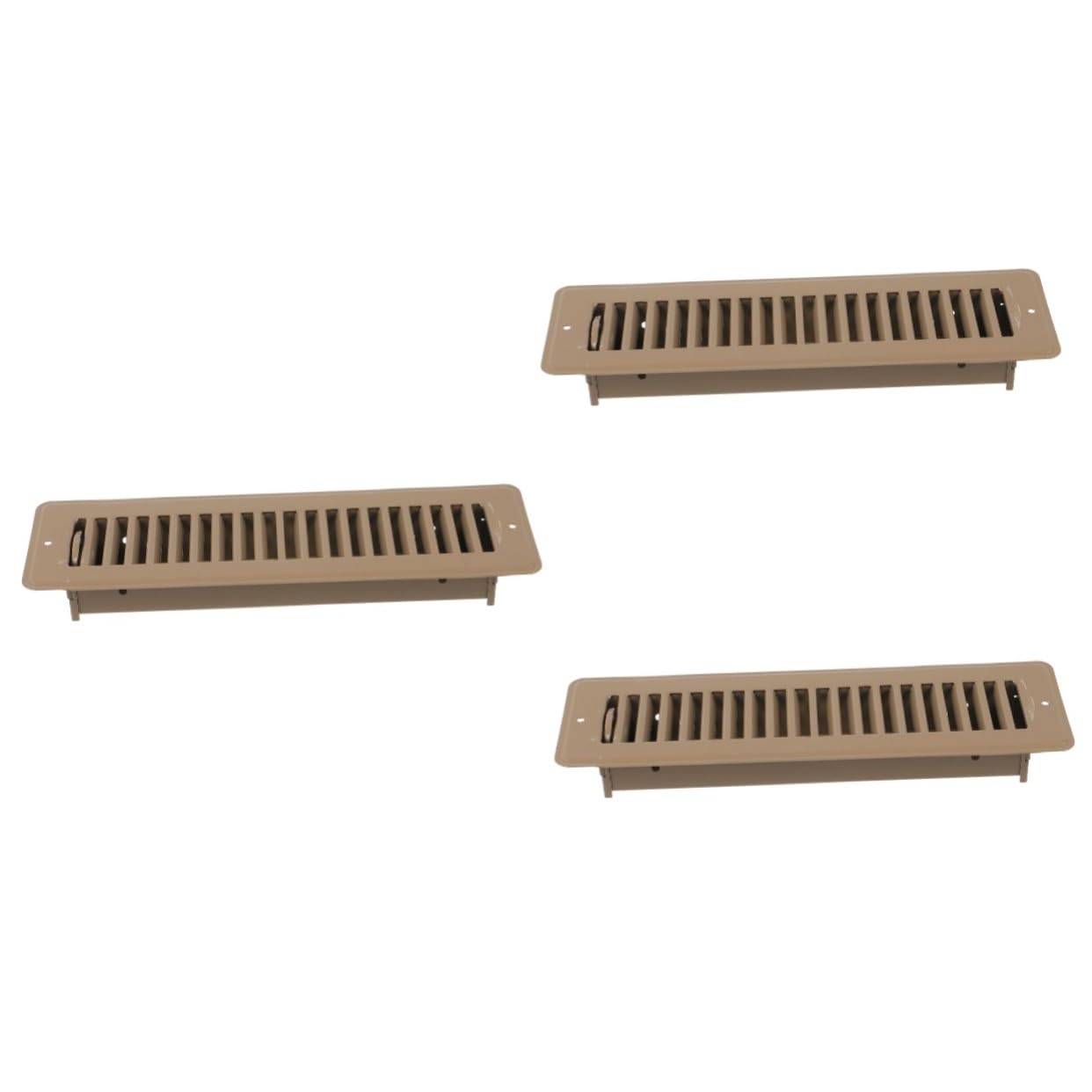 Couvercle de ventilation pour sol 3 pièces aération réglable cuisine et bureau