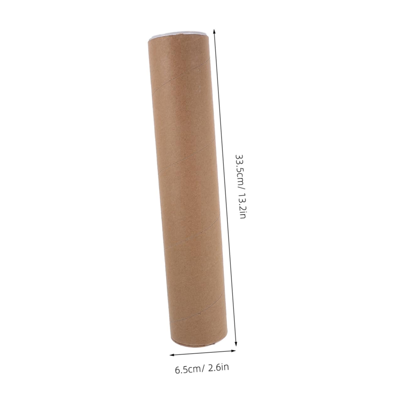 HOMSFOU 2Pcs Heavy Duty Mailing Tubes Storage for Posters Blueprints Artworks for Shipping and Document Organization